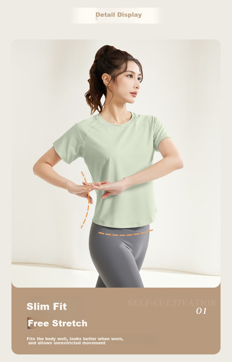 VICTORIATOURIST Women's Yoga Outfit Loose Fitness Set Pilates Training Top Two-Piece Set 2XL 4