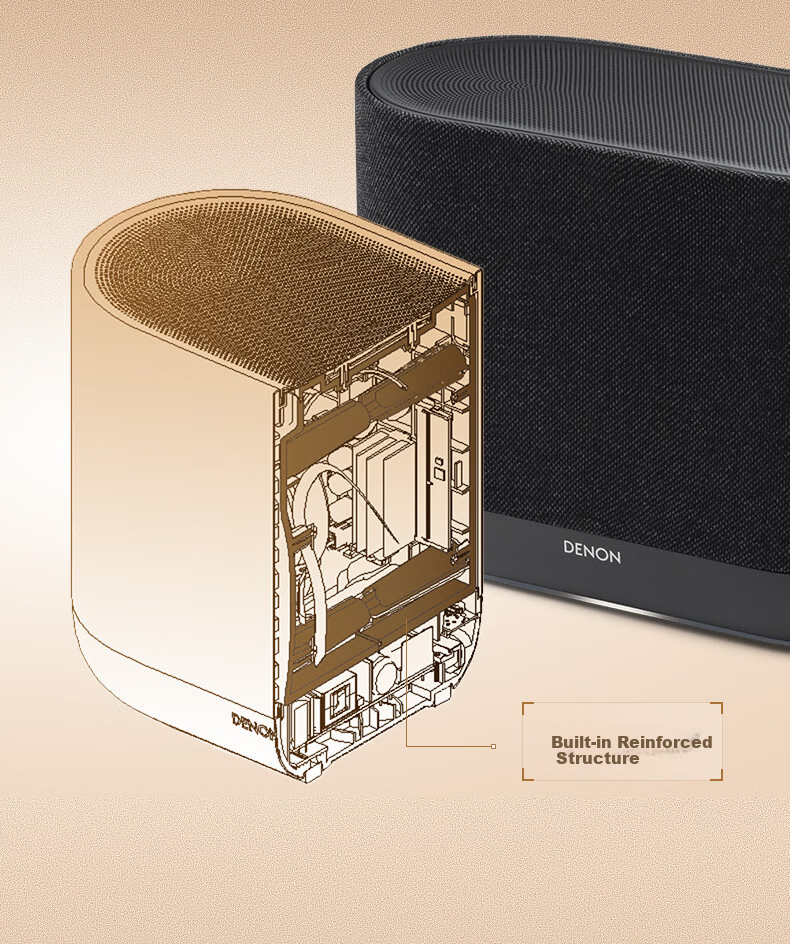 DENON HOME400 Wireless Streaming Bluetooth Speaker HiFi Stereo Sound Home350 Upgrade WiFi Bluetooth Aux Multi-Room System 8