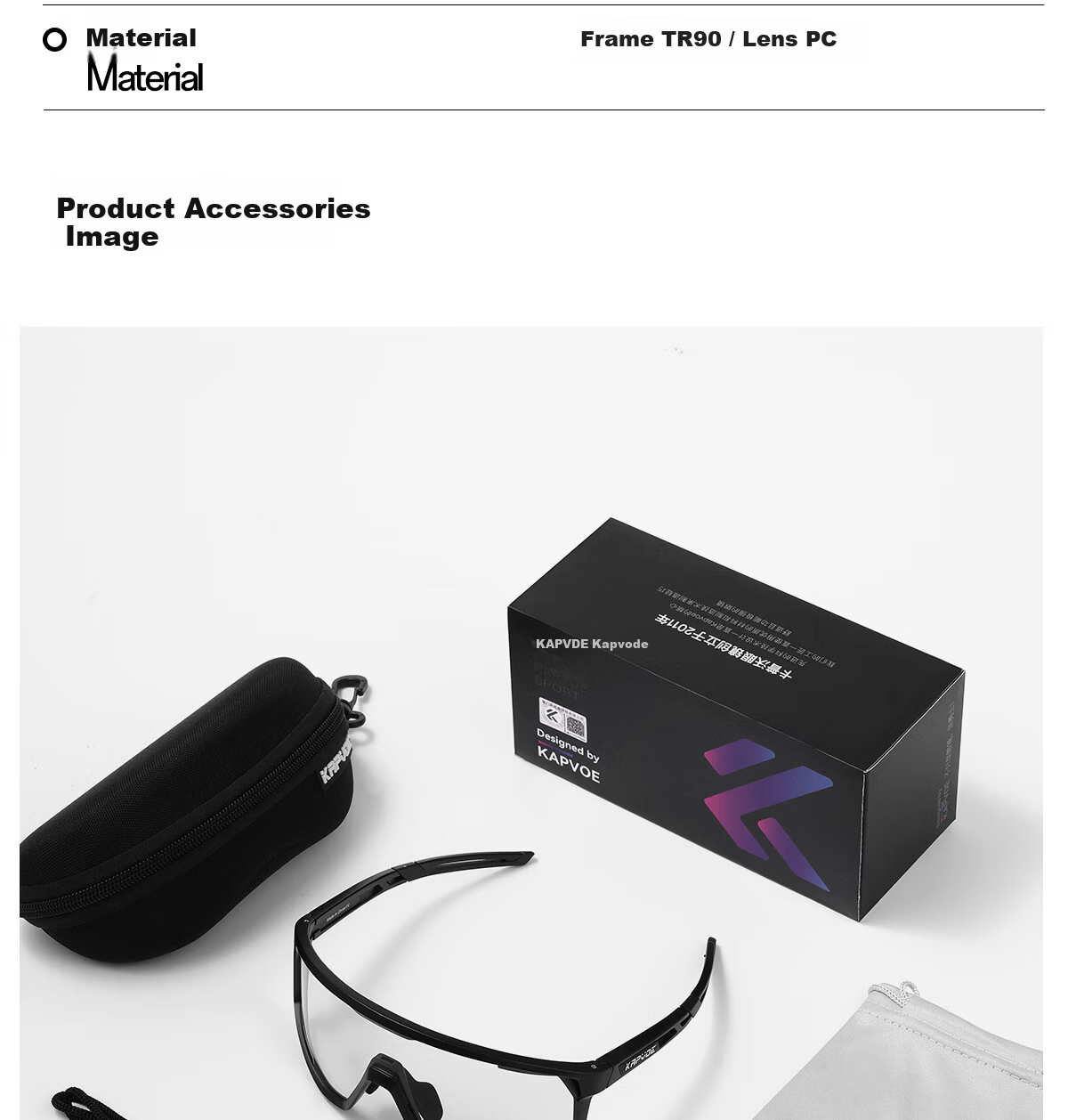 KAPVOE Zhumu Photochromic Cycling Glasses Outdoor Sports Bicycle Protective Day and Night Goggles 31