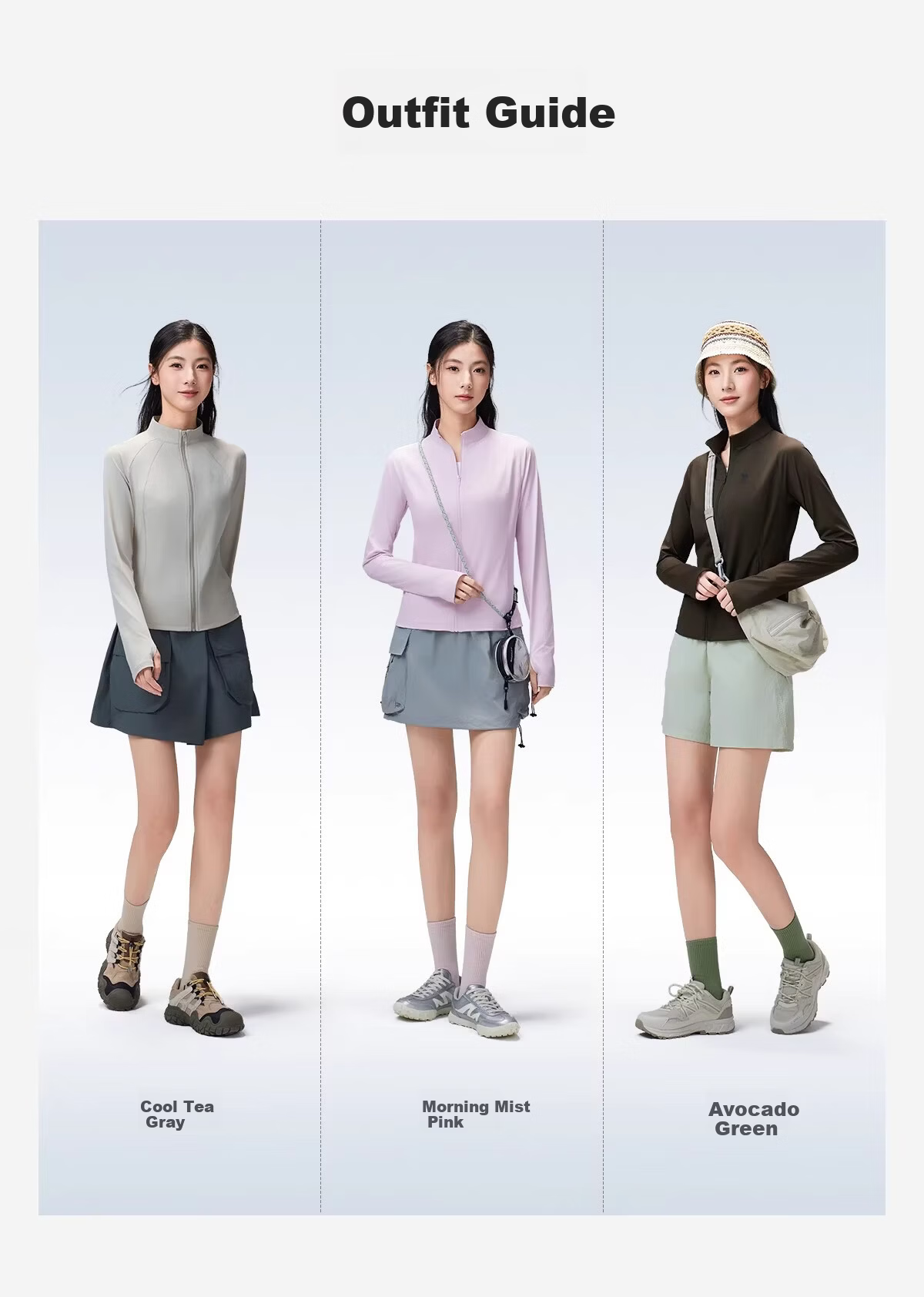 CAMEL Outdoor Women's Short Slim Breathable Cooling Sunscreen Jacket 2026 Spring Summer New 1167 14