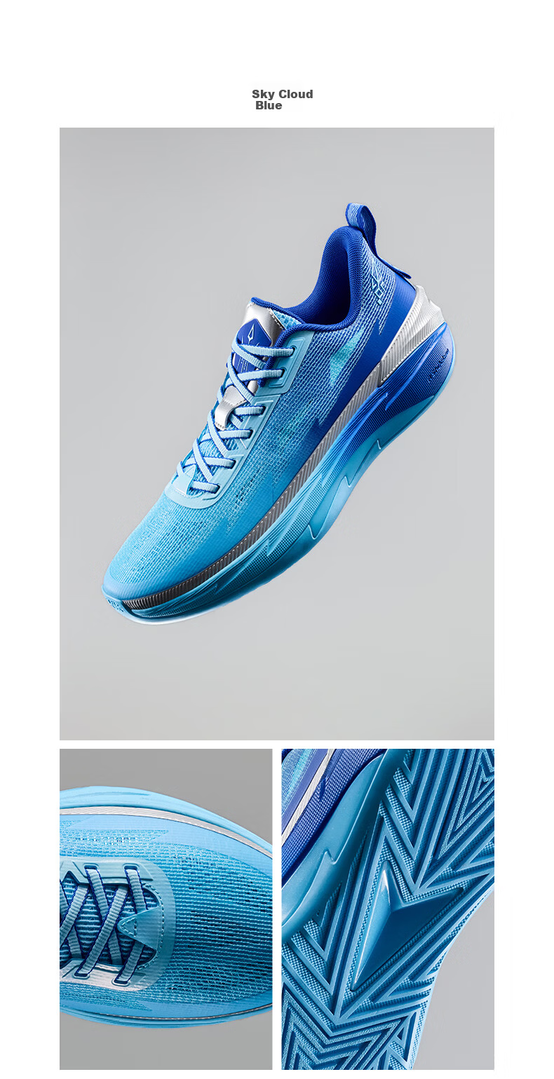 Anta Light Cavalry 10 Men's Basketball Shoes Cement Court Anti-Slip Durable Mesh Breathable Outdoor Low-Top Sports Sneakers 9