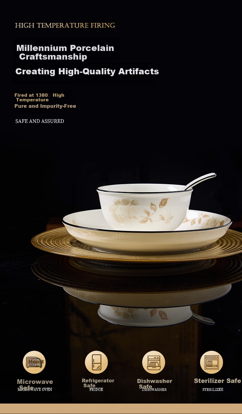 CiHun Ceramic Rice Bowl Set Home Simple Small Soup Bowls Small Noodle Bowls Tableware 4.5 Inch 6 Pieces 5