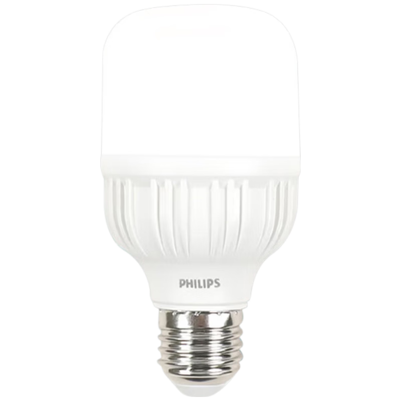 PHILIPS LED Bulb High CRI Cylindrical Bright Energy-Saving Light Source E27 Screw Base [15W - Cool White 6500K] Single Pack