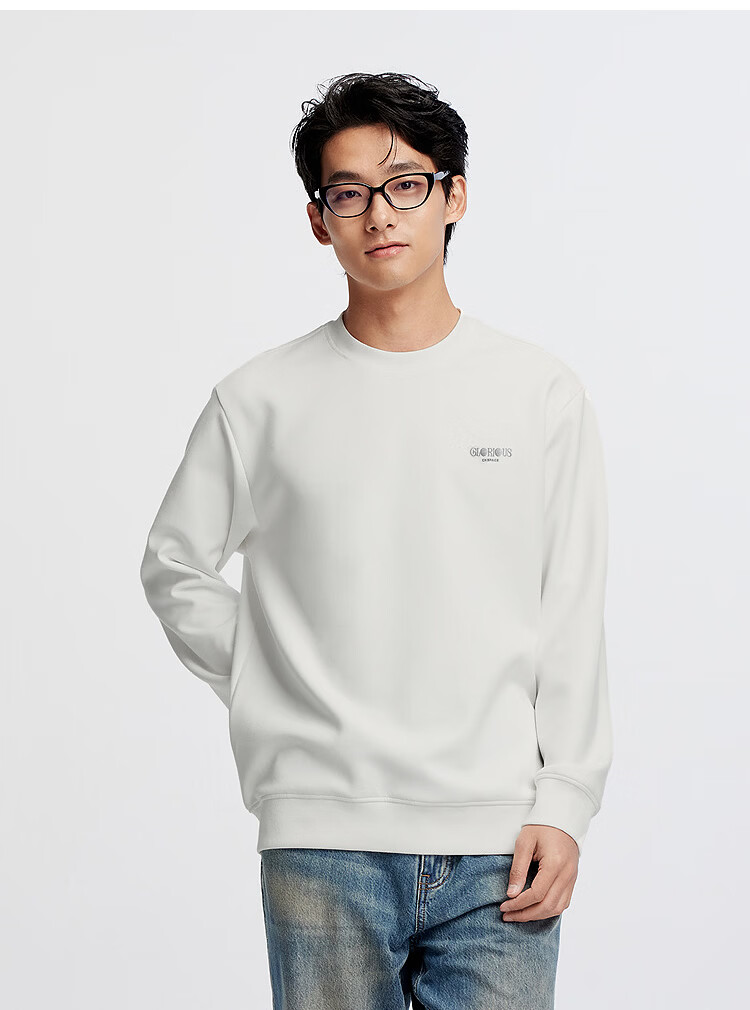 Semir Wang Anyu Collaboration Series Aerospace Sweatshirt Men Autumn Soft Cotton Heavyweight Casual Couple Long Sleeve 19