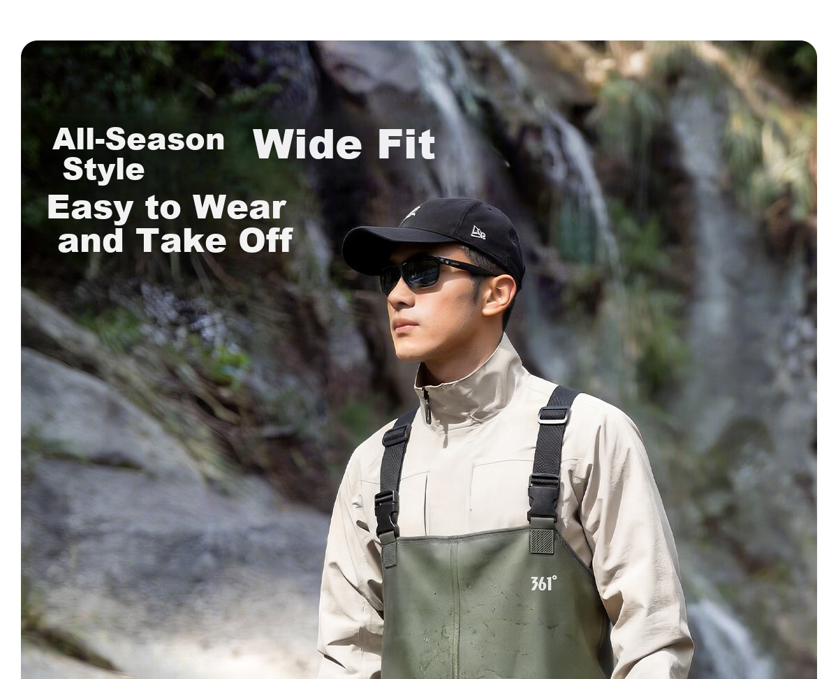 361° Adult Swim Pants Water Play Pants Creek Trekking Pants Beachcombing Pants One-piece Water Pants Water Shoes Half-body Waterproof Suit for Fishing and Beachcombing 2