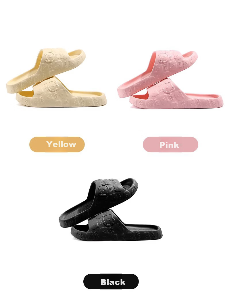 FOOTOPPO EVA Women's Home Slippers Couple Slippers Non-Slip Bathroom Slippers Men's Indoor Odor-Resistant House Slippers 16