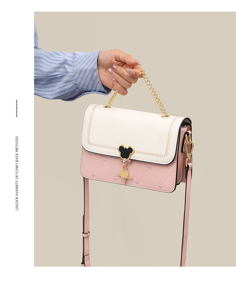 Love Sea Cowhide Leather Women's Shoulder Bag Crossbody Bag Trendy Underarm Bag Boutique Birthday Gift High-End Feel for Girlfriend Wife 26