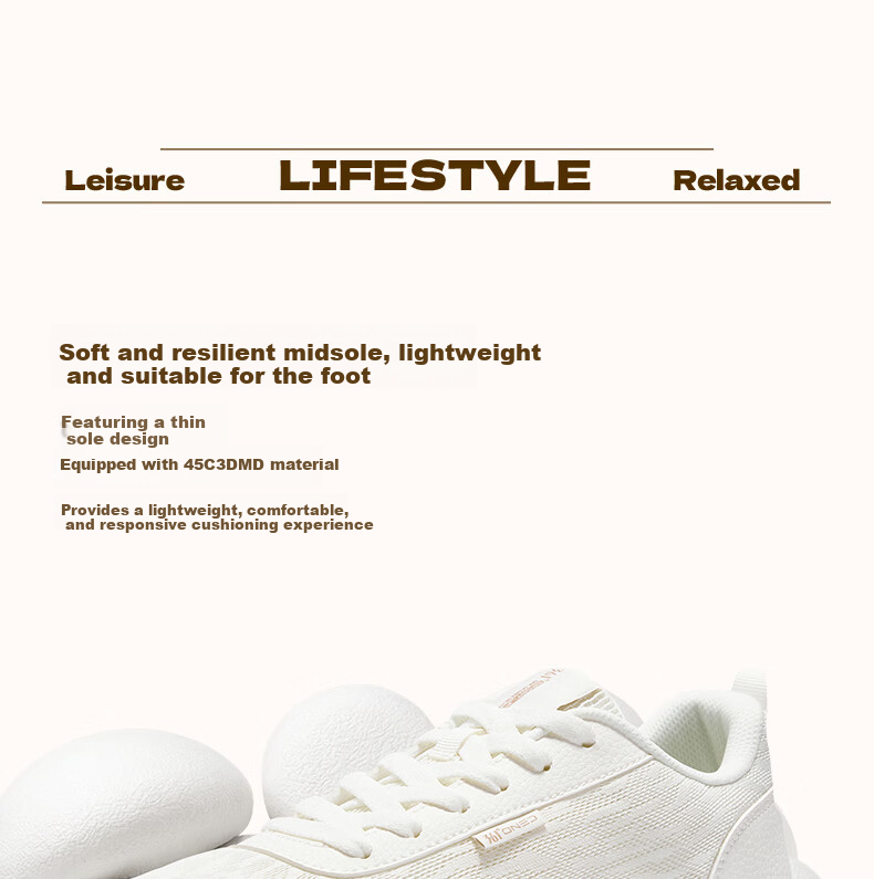 361° Men's Sports Sneakers Spring Summer Breathable White Casual Fashion Shoes 672626622-2 7