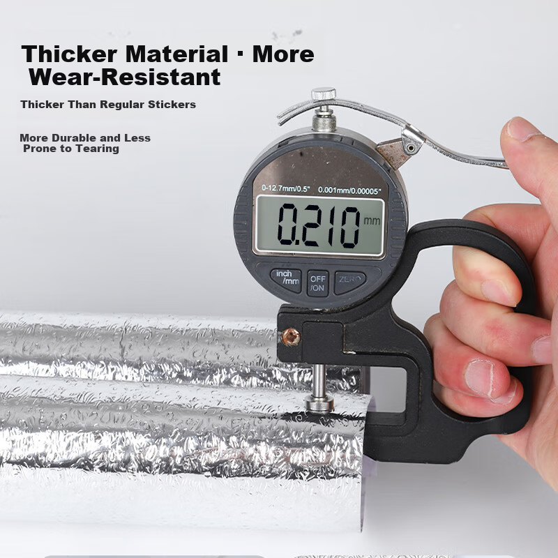 Cuttlefish Kitchen Oil-Proof Sticker 0.6x5m Waterproof Moisture-Proof Aluminum Foil High-Temperature Resistant Stove Self-Adhesive Protective Film