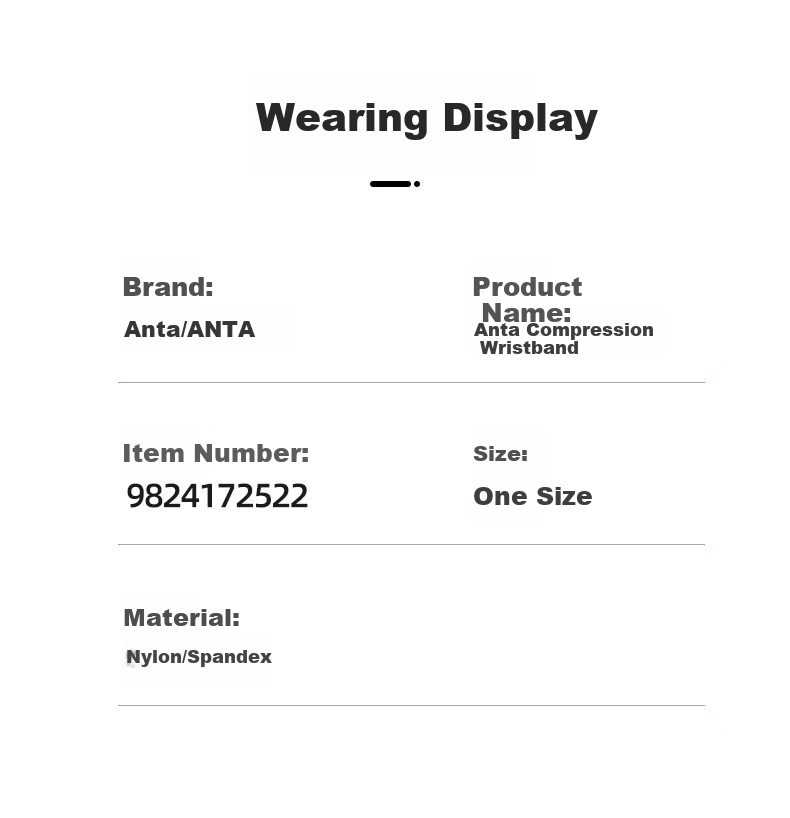 ANTA Wrist Guard for Men And Women, Specialized for Sprains, Pain, Tendon Sheath, Sports Injuries, Spring Summer Autumn Fitness Badminton Protective Sleeve 12