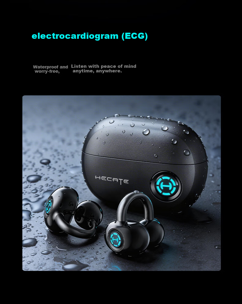EDIFIER HECATE CP2 2026 Latest Bone Conduction and Air Conduction Bluetooth Gaming Ear Clip Wireless Open-Ear Sports Running E-Sports Headphones Gray 14