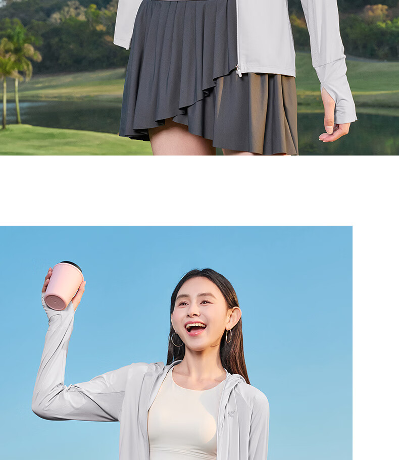 Xtep Mianmian Ice 4.0 Women's Sunscreen Jacket 2026 Summer New Outdoor Original Yarn Ice Silk Skin Jacket Lightweight Breathable Coat 28