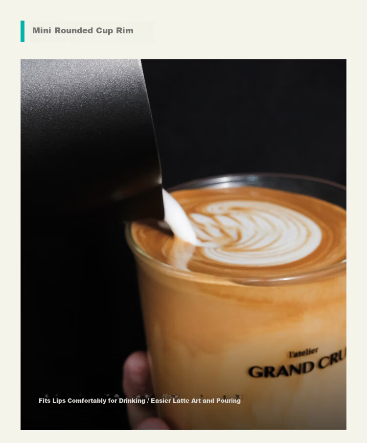 LATELIER GRAND CRU Coffee Glass Cup Multi-Purpose 260ml 4