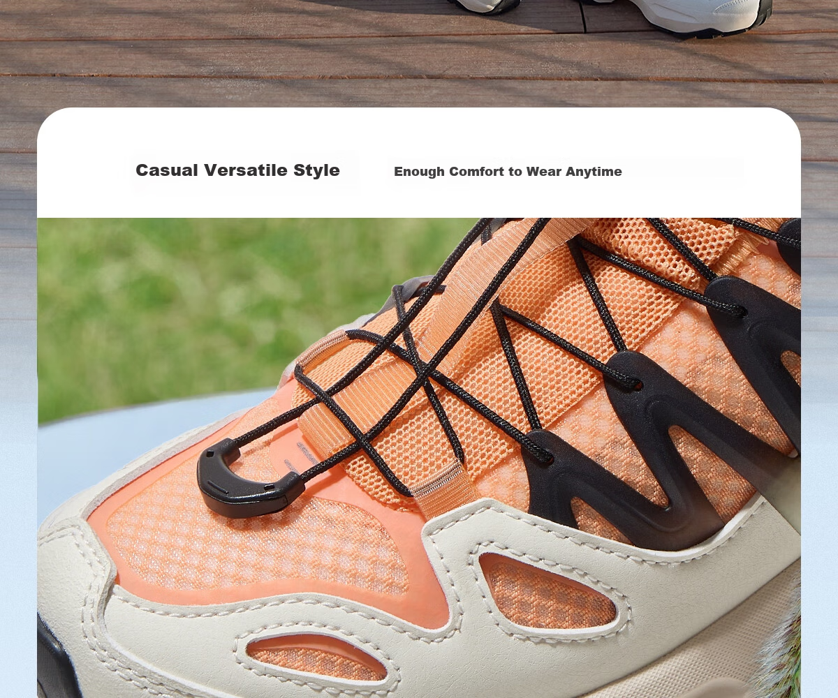 CAMEL Outdoor Hiking Shoes [Fengxing SE] Unisex Breathable Non-slip Trekking Shoes Comfortable Casual Sports Sneakers 3
