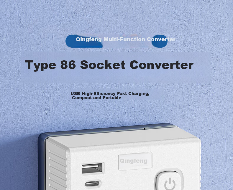 Kyfen Model 86 Wall Control Power Adapter Socket Converter Multi-Outlet Plug for Home Bedroom Kitchen Use 1