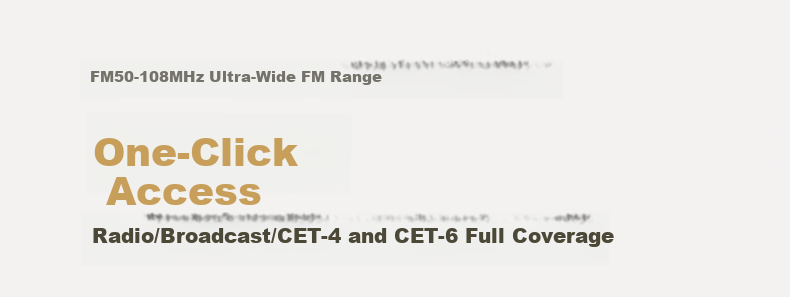 IKF FM7 English CET-4 and CET-6 Listening Headphones Adjustable FM Headband Bluetooth English Exam Listening Headphones for TEM-4 and TEM-8 Athens Black 49