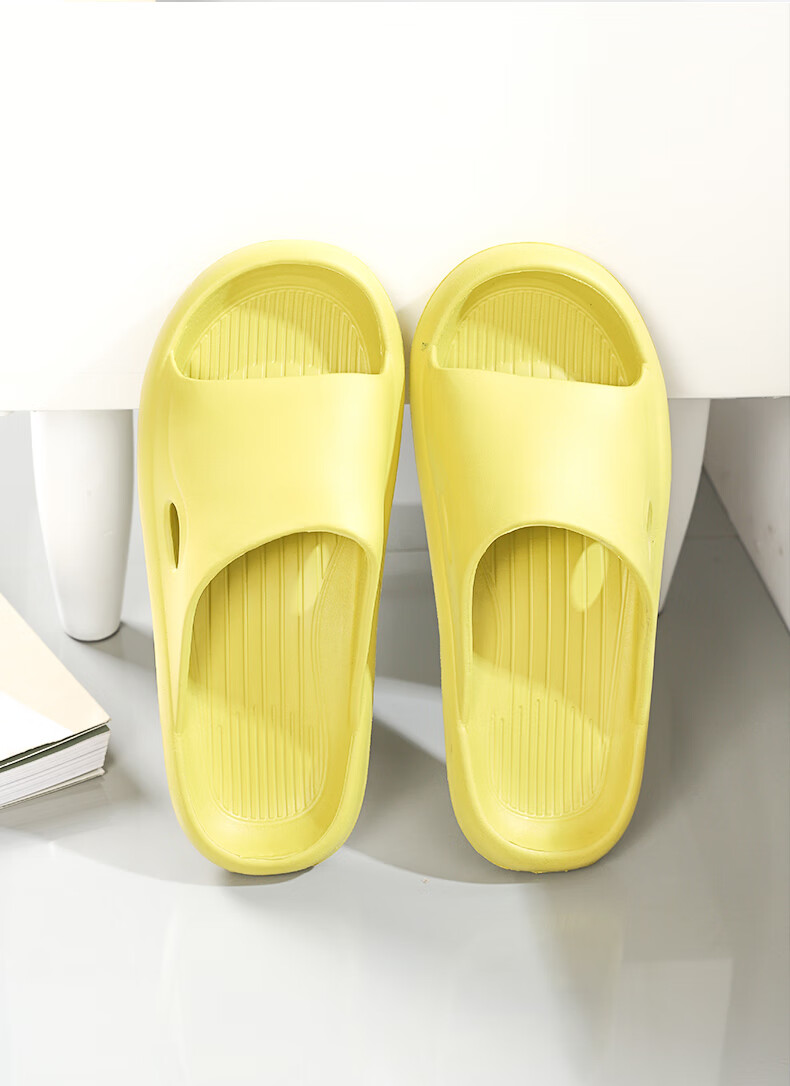 FOOTOPPO Women's Slippers, Summer Indoor Soft Squishy Feel, EVA Home Slippers, Non-Slip Bathroom Slides for Showering 10