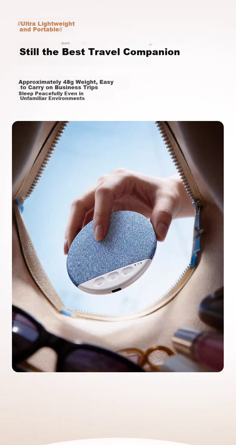 Yinwangsi 2026 New Ultra-Thin Bone Conduction Sleep Sound Pillow Bluetooth Speaker Sleep Aid Device for Bedside Listening 9