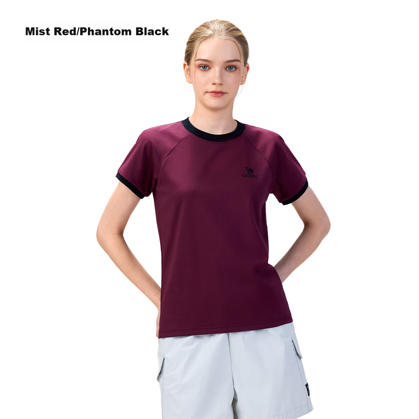 CAMEL Outdoor Quick-Dry Short Sleeve Unisex 2026 Spring Summer Breathable Sports Loose Fit Crew Neck Casual T-Shirt 9001