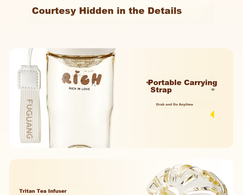 FUGUANG PPSU Coffee Cup High-Quality Portable Cup Heat-Resistant Plastic Large Capacity Cup for Pregnant Women and Children 25