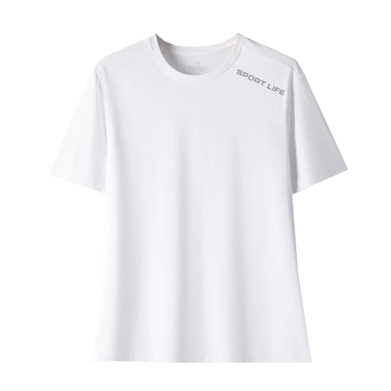 Miiow Women's Summer Ice Silk Cool Short Sleeve T-Shirt UV Protection Fragrant Antibacterial Sports Top Stretch Breathable Quick-Dry Ice Oxygen Shirt