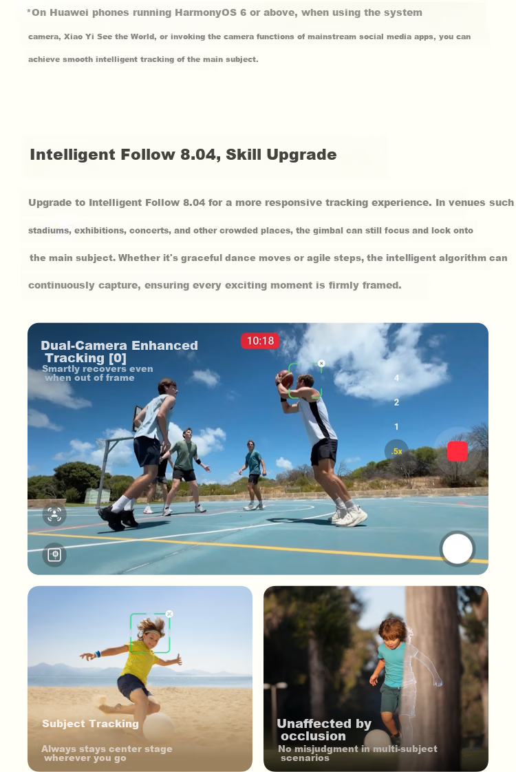 DJI Osmo Mobile 8P Smartphone Gimbal Stabilizer Handheld Remote Control Selfie 360 Tracking Vlog Tool AI Tracking Module Kit New Arrival 8