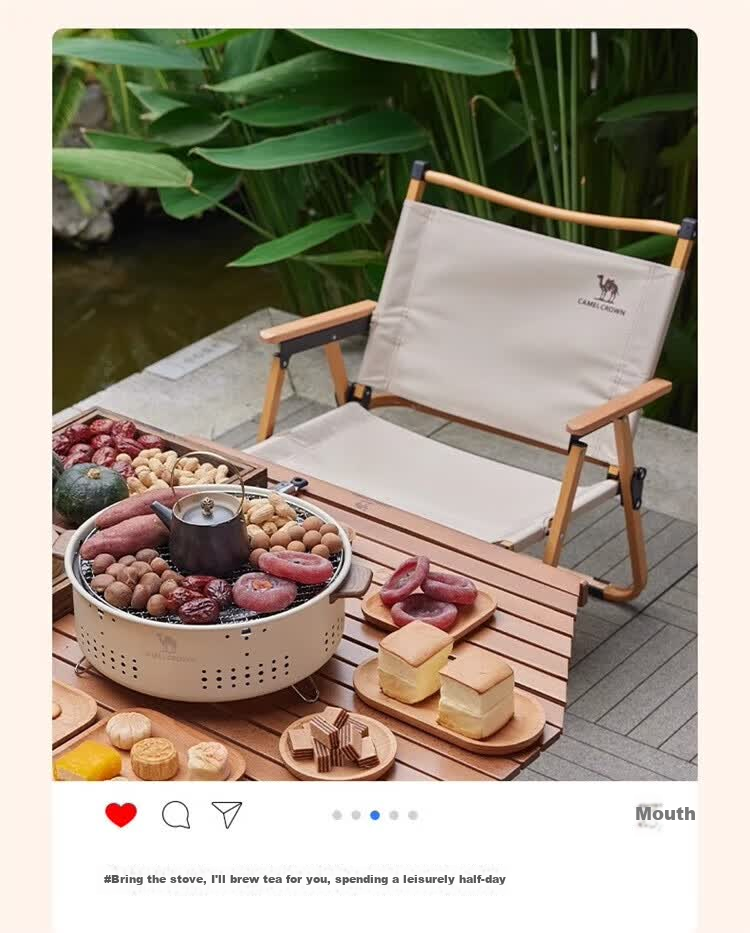 CAMEL Outdoor Folding Camping Chair Kermit Fishing Stool Beach Chair Outdoor Table and Chair 1J722C7586C 17