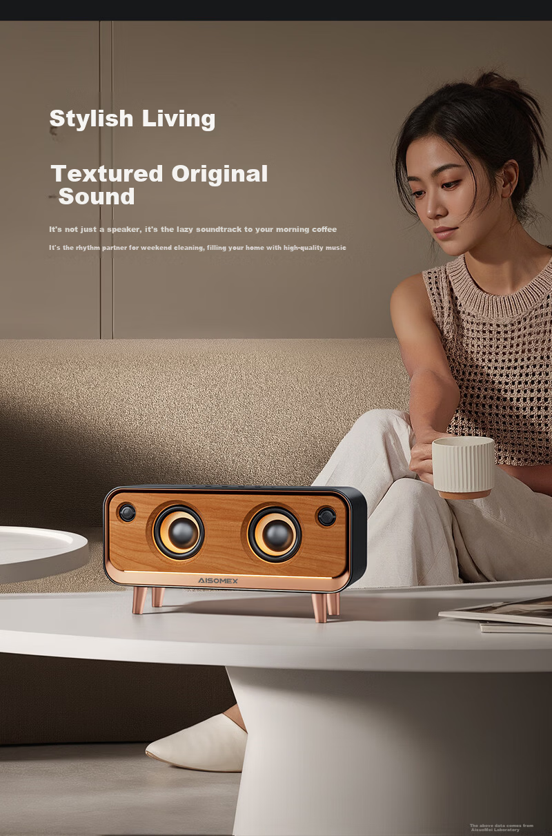 Aishuomei Vintage Bluetooth Speaker Premium Niche Desktop Ornament Gift for Men Women Friends Colleagues Partners Birthday 520 Creative Speaker B171 2