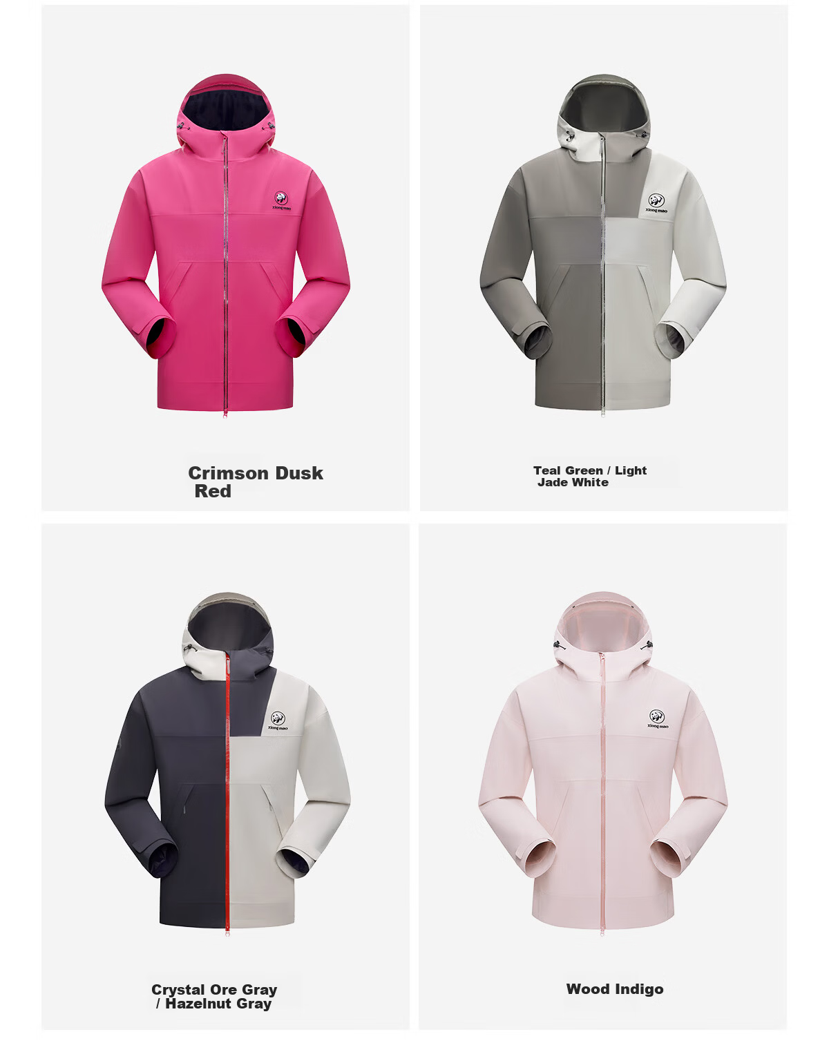 Panda Liu Yifei Style [Play Wild 2.0] Fluorine-Free Windproof Waterproof Durable Jacket for Men and Women Spring Summer B061 21