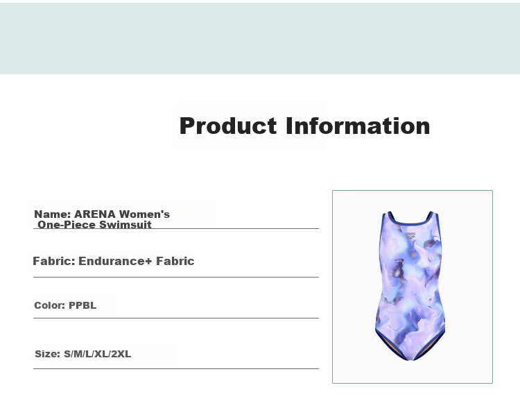 Arena Women's High Elastic Chlorine Resistant Comfortable Slim Fit Sleeveless One-Piece Triangle Swimsuit L 5