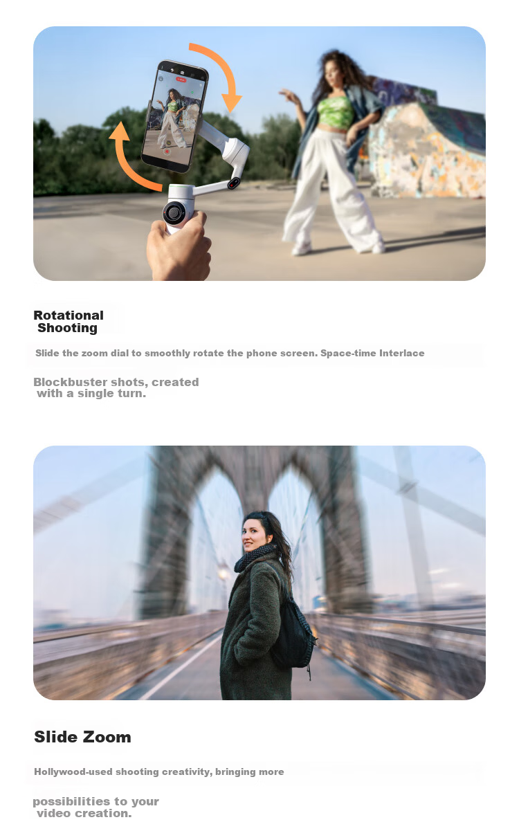 Insta360 Flow 2 Pro Smartphone Gimbal Handheld Stabilizer AI Tracking 3-Axis Selfie Stick Anti-Shake Vlog Tripod (Dynamic White AI Tracking Module Gift Box) 25