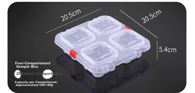 Danshi Zhiyuan Food Sampling Box Canteen Sampling Box Dish Sampling Box Fresh-Keeping Box 9-Compartment (Beijing Warehouse) 12