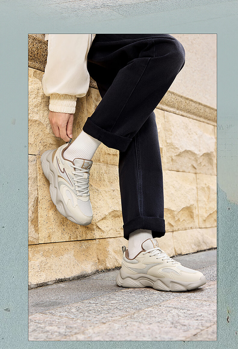 ERKE Men's Summer Breathable Casual Shoes Soft Sole Lightweight Dad Shoes Shock Absorption Durable Men's Sports Shoes | Manxin 4.0 15