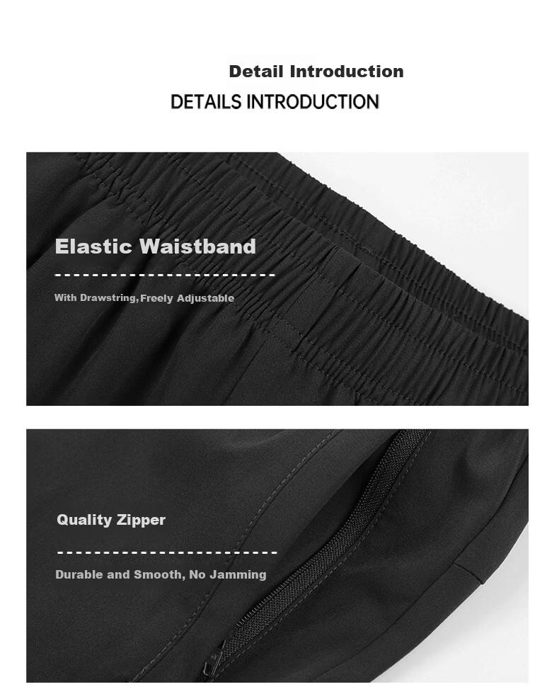 361° Quick-Dry Pants Unisex Summer Outdoor Sun Protection Antibacterial Technology Trousers 652520777F Super Black M 23