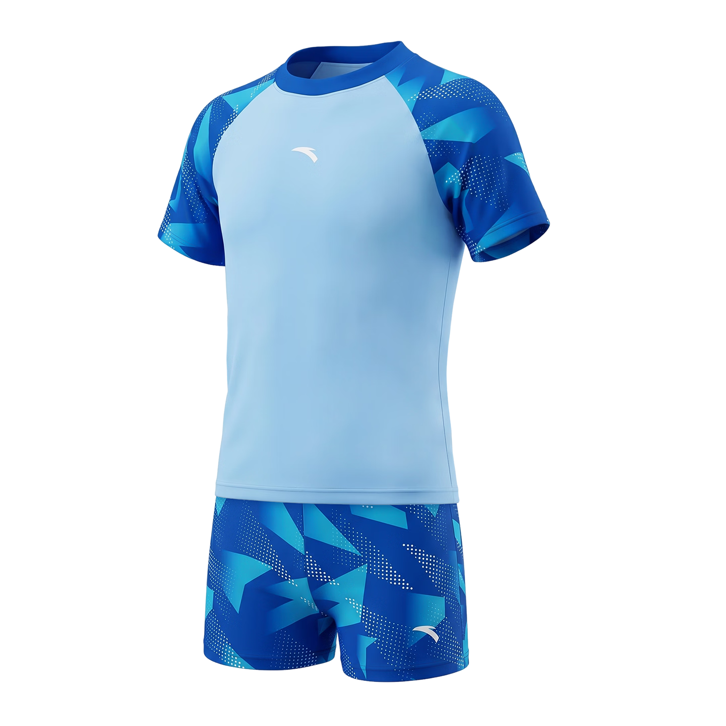ANTA Kids Boys Two-Piece Quick-Dry Sun-Protective Swimsuit 2026 New Children's Youth Swim Training Suit