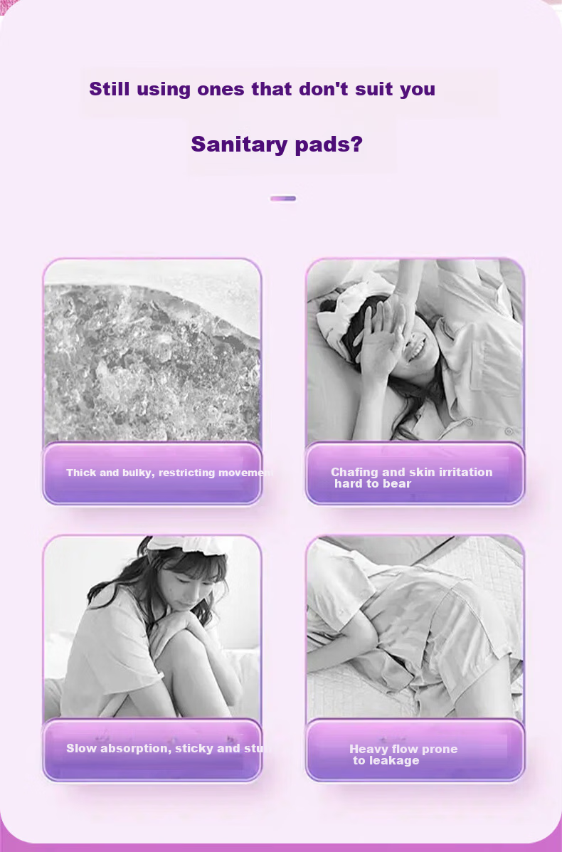 Suiyi Xinhua Suiyi Sanitary Napkins 360mm Extended Day and Night Use Sterile Velvet Ultra-Thin Leak-Proof Menstrual Pads 1 Pack 3