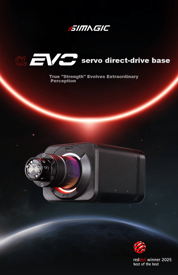 SIMAGIC Alpha EVO Sport Servo Direct Drive Base 9Nm Forrza Motorsport F1 Racing Simulator Steering Wheel Base Simulation Game 1