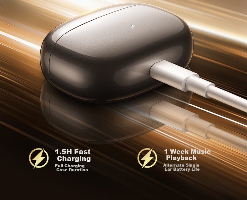 Nsve Nengzhi SE2 [2026 Latest Model | Harman Kardon Level] Bluetooth Clip-On Bone Conduction Open Wireless Non-In-Ear Sports Noise Cancelling Earphones for Apple 5