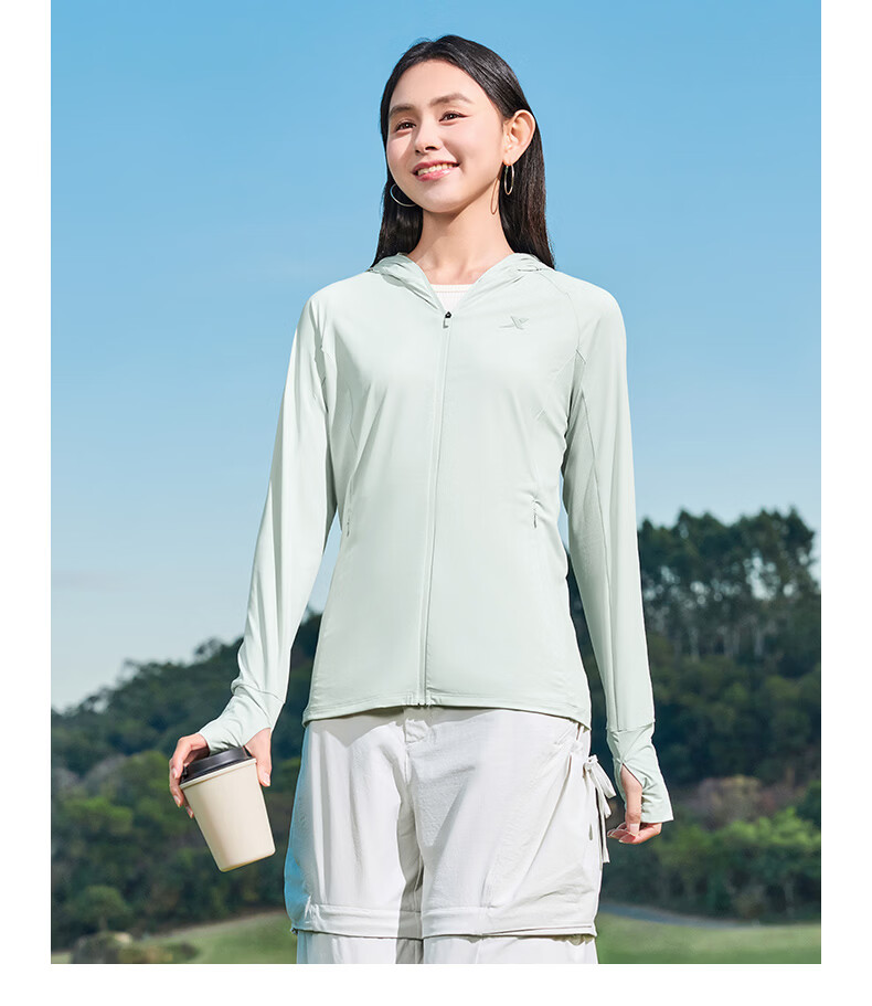 Xtep Mianmian Ice 4.0 Women's Sunscreen Jacket 2026 Summer New Outdoor Original Yarn Ice Silk Skin Jacket Lightweight Breathable Coat 26