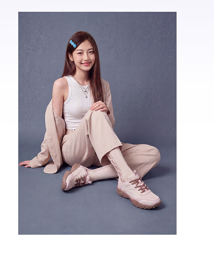 ERKE Flash Moon 2.0 Women's Summer Breathable New German Training Shoes Thin Sole Ballet Flats Comfortable Sports Casual Shoes 27