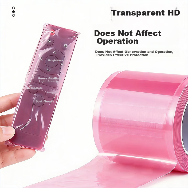 BWNK Hotel Disposable Toilet Seat Covers Travel Portable Full Coverage Sanitary Barrier Film Pink