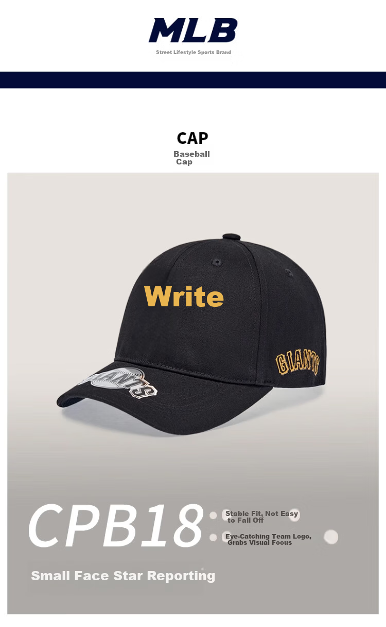 MLB Baseball Cap for Adults and Kids Soft Top Duckbill Casual Sports Hat Four Seasons 7ACPB186N-50BKS-F4 1
