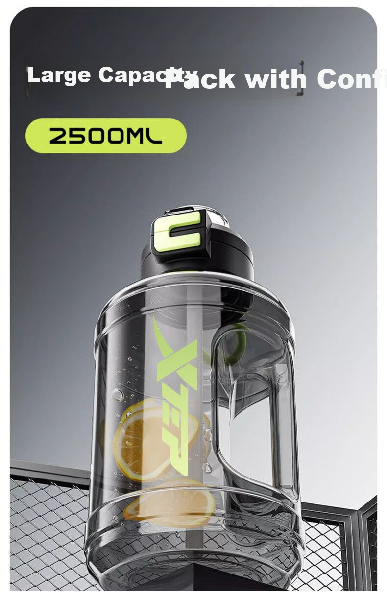 XTEP Ton Cup Large Capacity Fitness Sports Water Bottle Straw Bottle for Men and Women 4