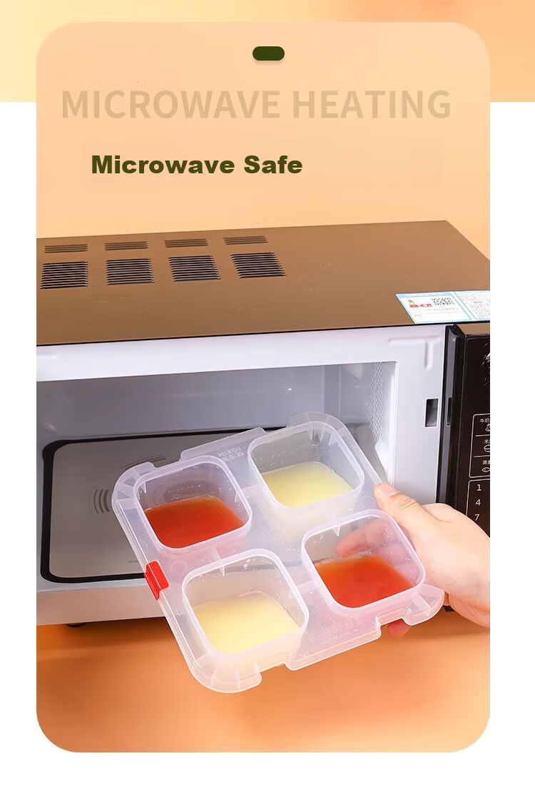 Danshi Zhiyuan Food Sampling Boxes Canteen Sample Containers Dish Sampling Fresh-Keeping Boxes 300ML 10 Pieces (Beijing Warehouse) 7