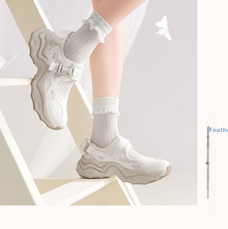 361° Women's Summer Sports Outdoor Dumpling Sandals Casual Shock-Absorbing Soft Sole Water Shoes 682626776-1 18