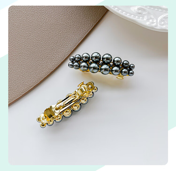 CHIMERA 2 Pieces Elegant Hair Clips, Spring Clips, Ponytail Clips, Half-Up Clips, Barrettes, Side Hair Accessories, Birthday Gift for Wome 38