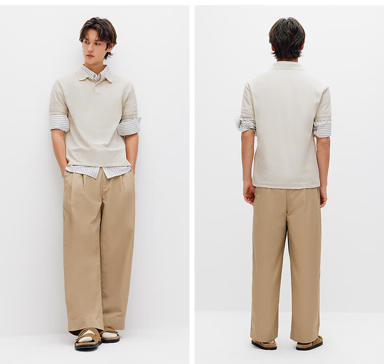 Semir Wang Anyu Mall Same Style | Men's Polo Shirt Summer Trendy Short Sleeve 2026 New Quick-Dry Breathable T-Shirt Father's Day 28