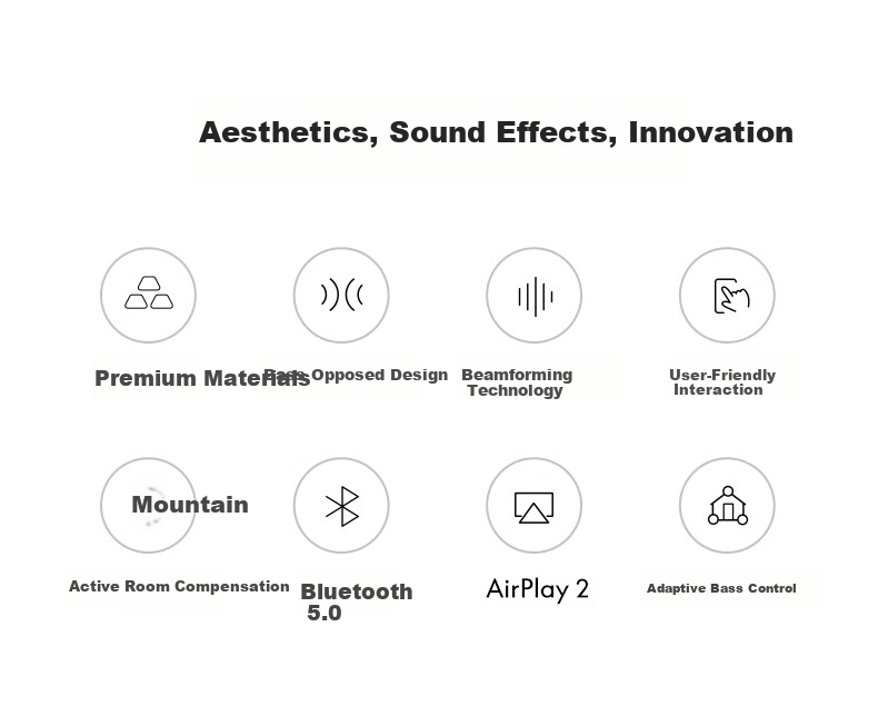B&O Beosound Balance Bluetooth Speaker High-End Wireless WIFI Home Audio Oak Color Artistic Decor Holiday Gift 2
