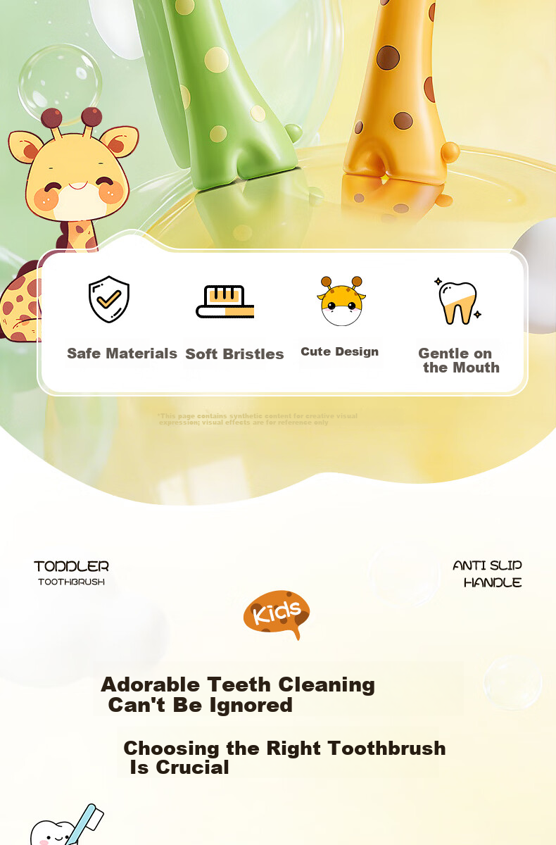 Korean Herbal Five-Grain Velvet Soft Bristle Children's Toothbrush for Ages 3-6-12, Anti-Cavity, Tooth Strengthening, Fresh Breath, Top Ten Famous Brands 3
