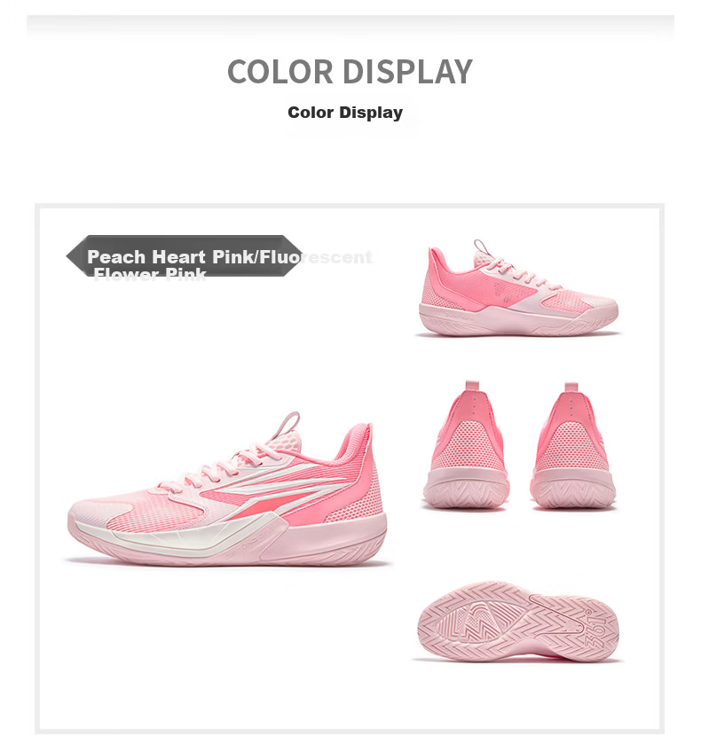 361° BIG3 Team 4 Basketball Shoes Youth Professional Indoor Outdoor Training Casual Sports Shoes Men 672621104-5 25